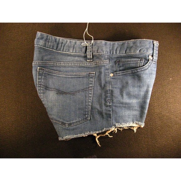 GAP 1969 Womans CUTOFF JEAN SHORTS W 31 MEASURED Long & Lean - Picture 3 of 9